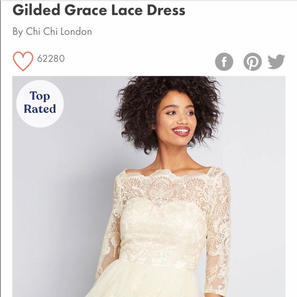 Chichi London White Lace Dress - Picture 4 of 4